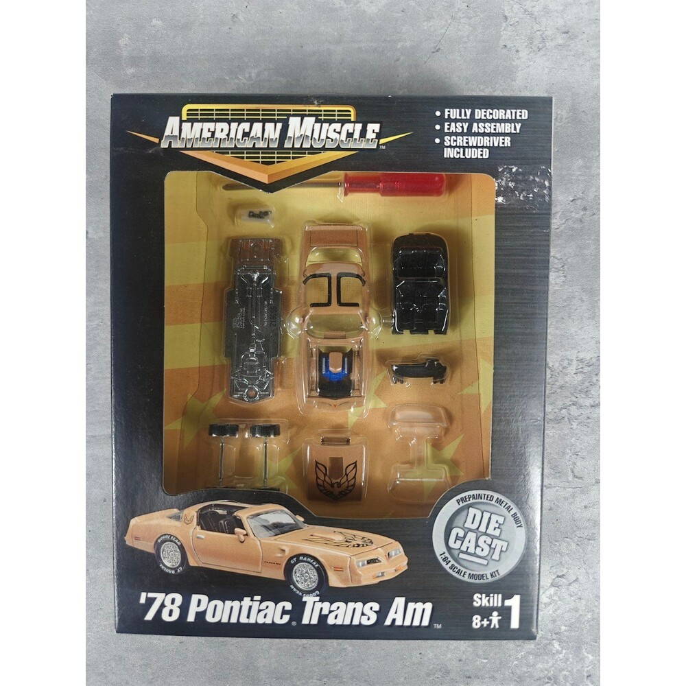 Ertl American Muscle Body Shop '78 Pontiac Trans Am 1/64 Diecast Kit Sealed